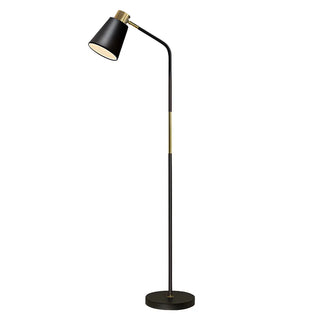Adjustable Minimalist Green Tapered Metal Floor Lamp Zawala Image - 9