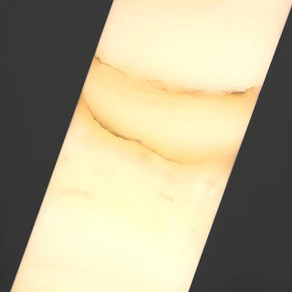 ZOWALA - Nordic Marble Alabaster Cylinder Bedroom Pendant Light Image - 12