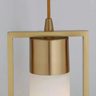 ZOWALA - Nordic Marble Alabaster Cylinder Bedroom Pendant Light Image - 13