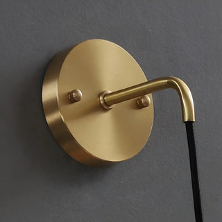 Contemporary Globe White Alabaster Brass Wall Lamp Zawala Image - 11