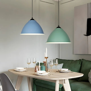 ZOWALA - Contemporary Bowl Aluminum Dining Room Pendant Light Image - 3