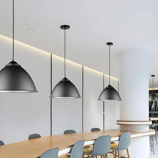ZOWALA - Contemporary Bowl Aluminum Dining Room Pendant Light Image - 5