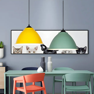 ZOWALA - Contemporary Bowl Aluminum Dining Room Pendant Light Image - 6