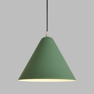 ZOWALA - Contemporary Colorful Aluminum Cone Pendant Light Image - 11