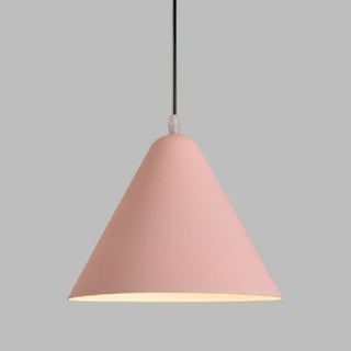 ZOWALA - Contemporary Colorful Aluminum Cone Pendant Light Image - 8