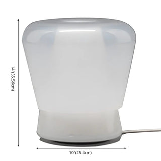 Nordic Creative Glass Jar Shape Amber Decor Table Lamp Zawala #size