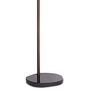 Modern Adjustable Smoked Barrel and Arched Floor Lamp Zawala Image - 11