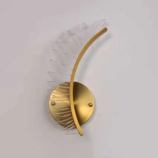 Modern Artistic Gold Leaf LED Wall Sconce Zawala Image - 14