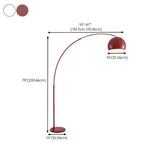 Adjustable Multiple Colors Dome and Arch Floor Lamp Zawala Image - 19