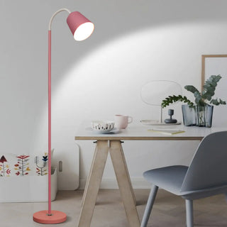 ZOWALA - Adjustable Modern Colorful Barrel Metal Floor Lamp Image - 4