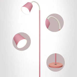 ZOWALA - Adjustable Modern Colorful Barrel Metal Floor Lamp Image - 7