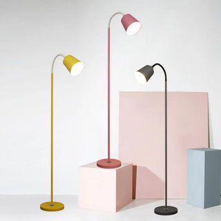 ZOWALA - Adjustable Modern Colorful Barrel Metal Floor Lamp Image - 1
