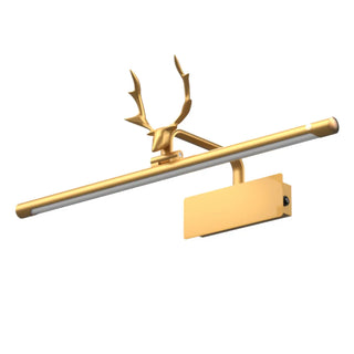 ZOWALA - Artistic Deer Antler and Linear Vanity Wall Light Image - 10