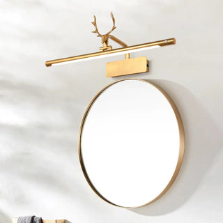 ZOWALA - Artistic Deer Antler and Linear Vanity Wall Light Image - 2