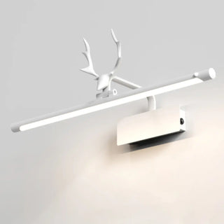 ZOWALA - Artistic Deer Antler and Linear Vanity Wall Light Image - 6