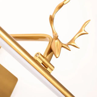 ZOWALA - Artistic Deer Antler and Linear Vanity Wall Light Image - 9