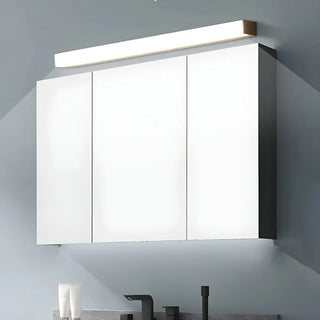 Modern Rectangular White Bathroom Vanity Wall Light Zawala Image - 1