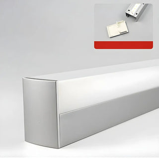 Modern Rectangular White Bathroom Vanity Wall Light Zawala Image - 7