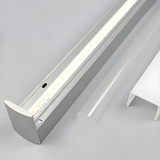 Modern Rectangular White Bathroom Vanity Wall Light Zawala Image - 8