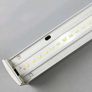 Modern Rectangular White Bathroom Vanity Wall Light Zawala Image - 9