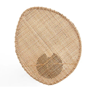 Coastal Natural Oval Rattan Bedroom Beige Wall Sconce Zawala Image - 7