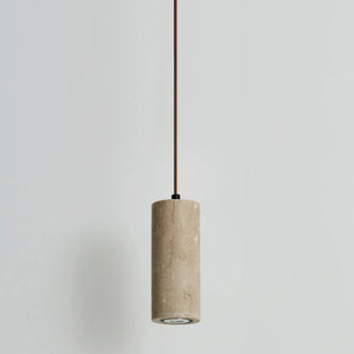 Minimalist Cylinder Stone Bedroom Pendant Light Zawala Image - 8