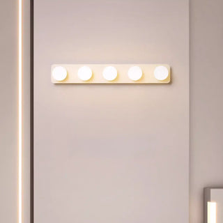 Modern Rectangular LED White Ball Wall Light Bar Zawala Image - 3