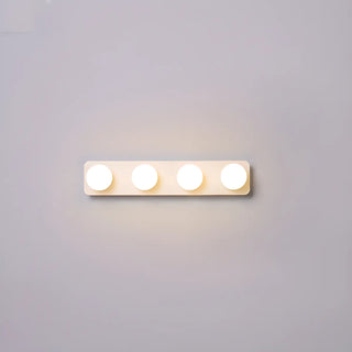 Modern Rectangular LED White Ball Wall Light Bar Zawala Image - 5