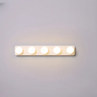 Modern Rectangular LED White Ball Wall Light Bar Zawala Image - 6