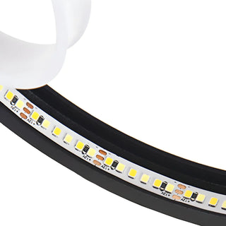 Black Dual Curved Light Bars Modern LED Floor Lamp Zawala Image - 9