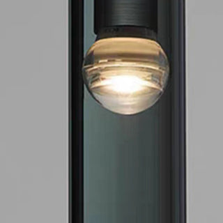 ZOWALA - Modern Black 3-Light Cylinder Island Light Image - 6