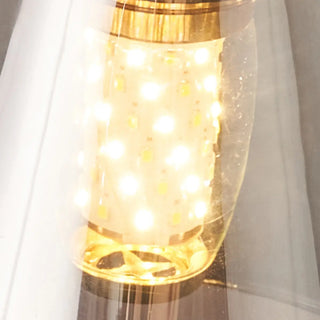 ZOWALA - Modern Kitchen Black Cone Clear Glass Pendant Light Image - 7