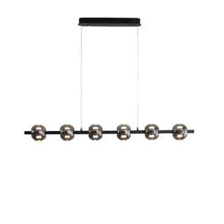 ZOWALA - Modern Black 6-Light Globe Island Light Image - 12