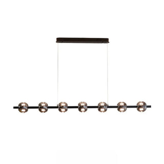 ZOWALA - Modern Black 6-Light Globe Island Light Image - 13