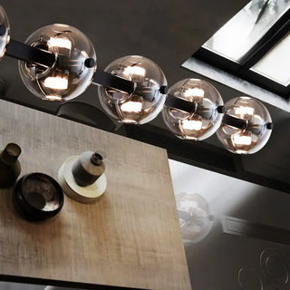 ZOWALA - Modern Black 6-Light Globe Island Light Image - 4