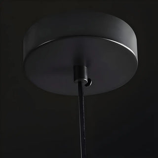 ZOWALA - Modern Dining Room Black Acrylic Globe Pendant Light Image - 9