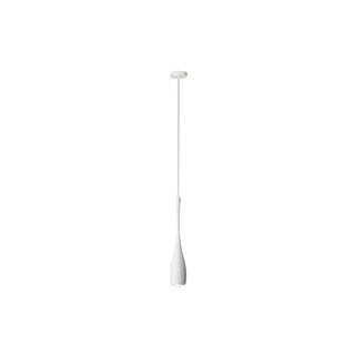 ZOWALA - Modern Bedroom White Acrylic Teardrop Pendant Light Image - 5