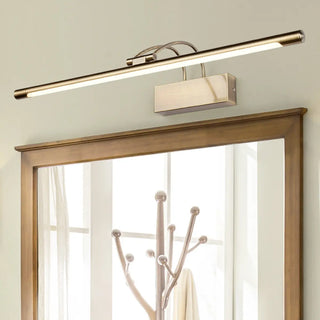 Adjustable Black Metal Modern Linear LED Vanity Lamp Zawala Image - 1