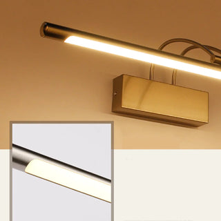Adjustable Black Metal Modern Linear LED Vanity Lamp Zawala Image - 7