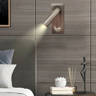 Adjustable Recessed Cylinder LED Reading Wall Sconce Zawala Image - 2