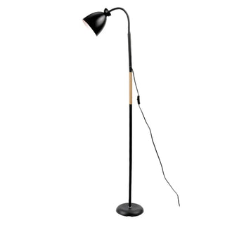 Modern Cone Black Adjustable Metal LED Floor Lamp Zawala Image - 13