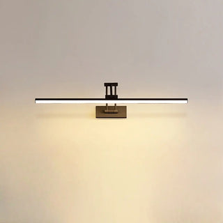 Simple Black Linear Adjustable Vanity Light Fixture Zawala Image - 1
