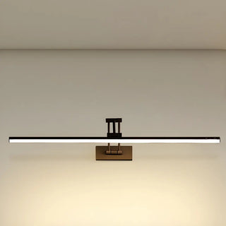 Simple Black Linear Adjustable Vanity Light Fixture Zawala Image - 14
