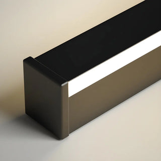 Sleek Black Vertical Linear LED Metal Wall Sconce Zawala Image - 16