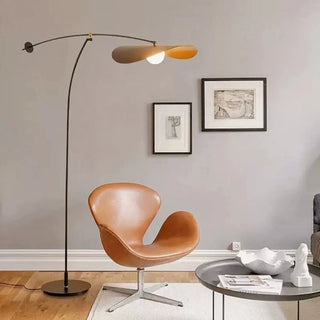 Modern Simple Black Arms Metal Arc Floor Light Lamp Zawala Image - 4
