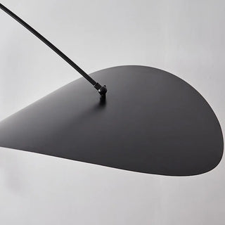 Modern Simple Black Arms Metal Arc Floor Light Lamp Zawala Image - 6