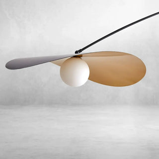 Modern Simple Black Arms Metal Arc Floor Light Lamp Zawala Image - 7