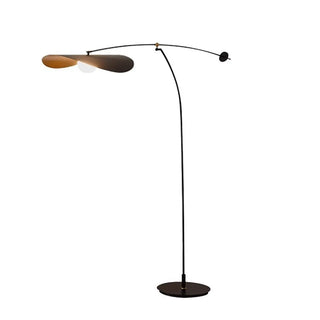 Modern Simple Black Arms Metal Arc Floor Light Lamp Zawala Image - 9