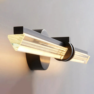 Modern Double Bar Clear Glass Vanity Light Fixture Zawala Image - 8