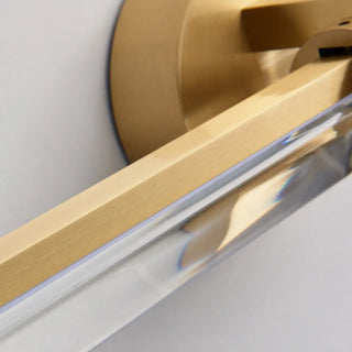 Modern Double Bar Clear Glass Vanity Light Fixture Zawala Image - 10